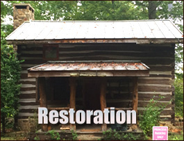 Historic Log Cabin Restoration  Rootstown, Ohio